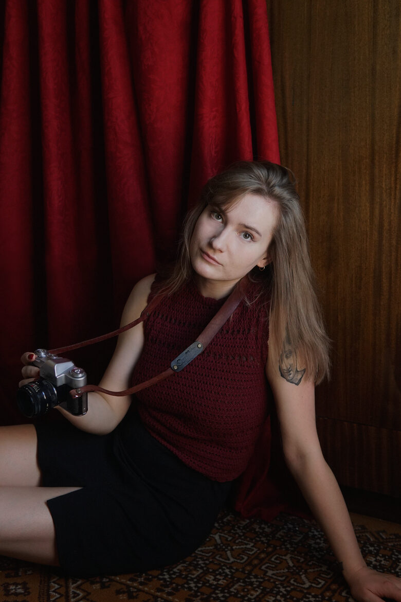 Retro Crimson Exposure strap