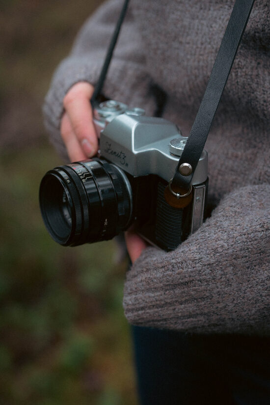 Leather camera protectors- Brown