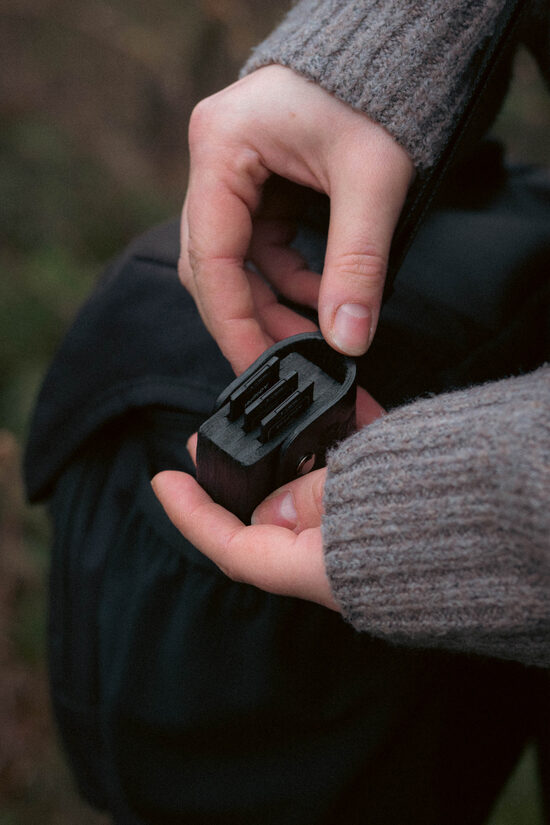 Leather SD card holder